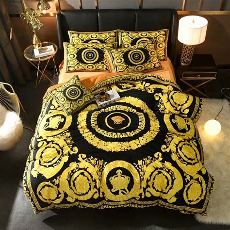 replica versace bed set|Versace bedroom set for sale.